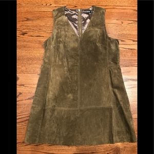 BlankNYC size XK (14) Brown Ultra Suede Dress